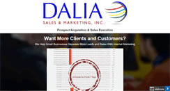 Desktop Screenshot of daliasales.net